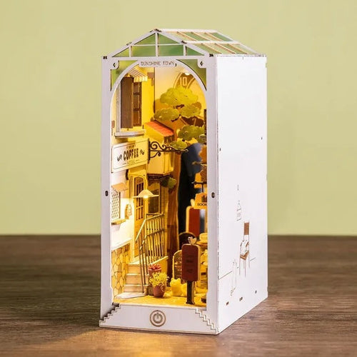 Rolife DIY Book Nook Kit Sunshine Town  DIY Miniature Booknook Kit
