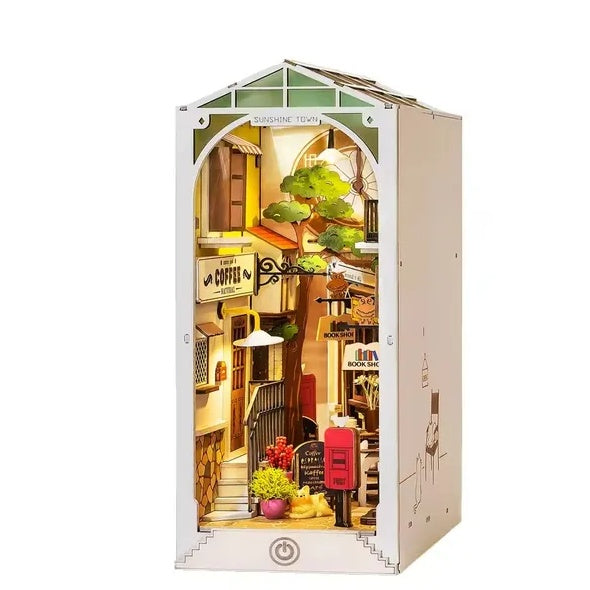 Rolife DIY Book Nook Kit Sunshine Town  DIY Miniature Booknook Kit